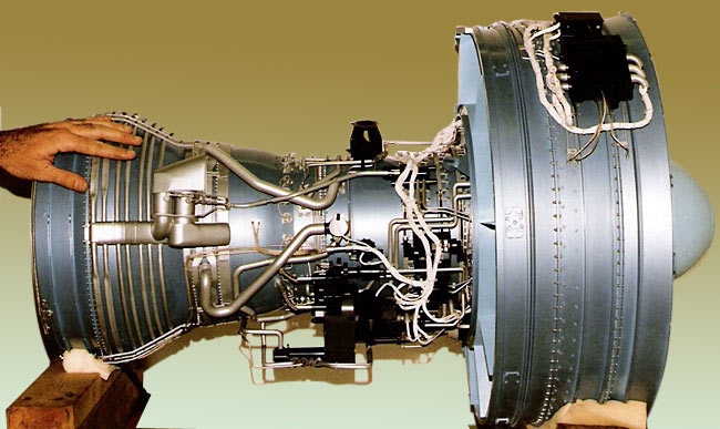 Quarter scale aircraft engine mockup