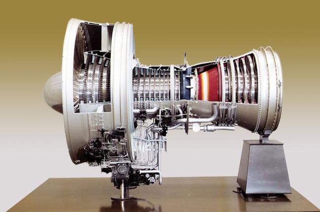 Turbine engine mockup