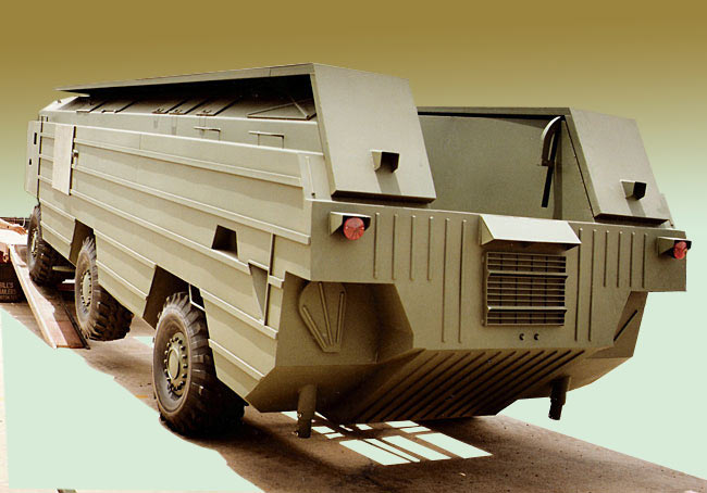 Full scale vehicle mockup