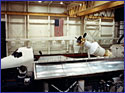 Space shuttle payload mockup