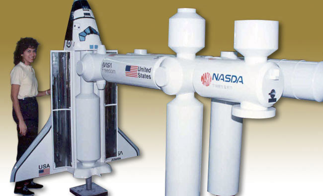 Space station model