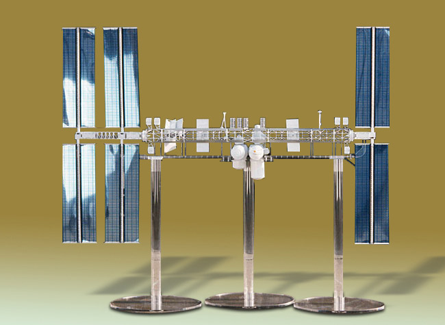 Space station scale model