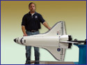 1-25 scale shuttle model top