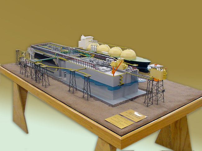 LNG terminal model