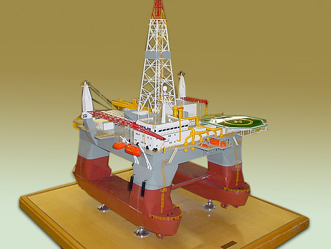 Semi-sub platform model