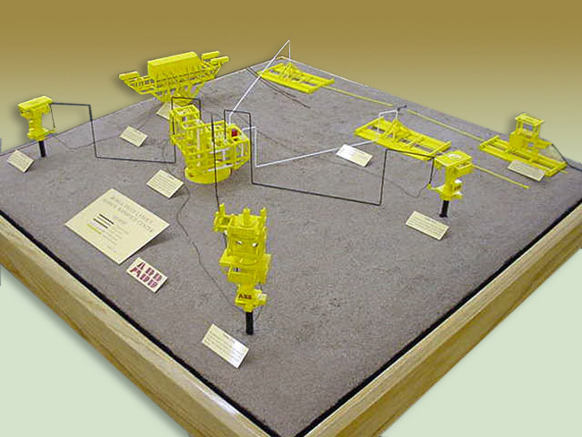 Subsea field layout model