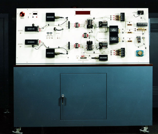 Electrical distribution panel trainer