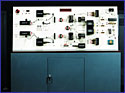 Electrical distribution panel trainer