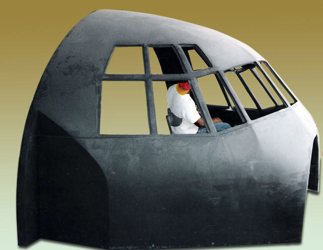 C-130 cockpit shell