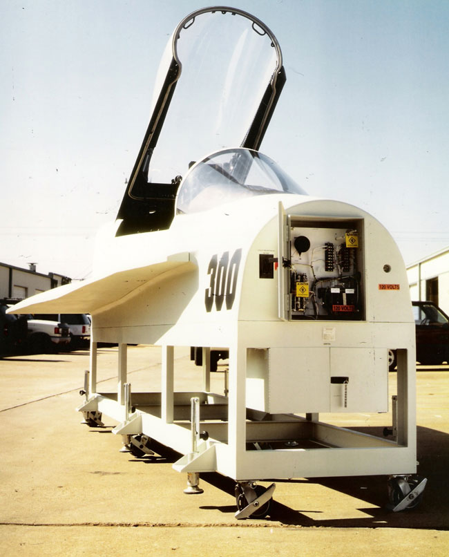 F-18 seat and canopy trainer