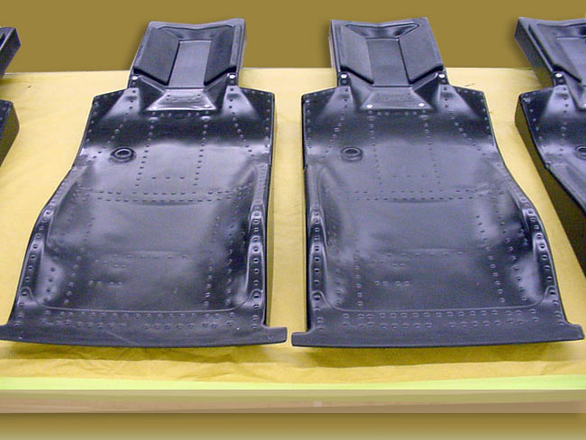 Aces II simulated ejection seat backs
