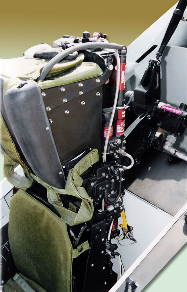Martin Baker SJU-5 & 6 simulated ejection seat